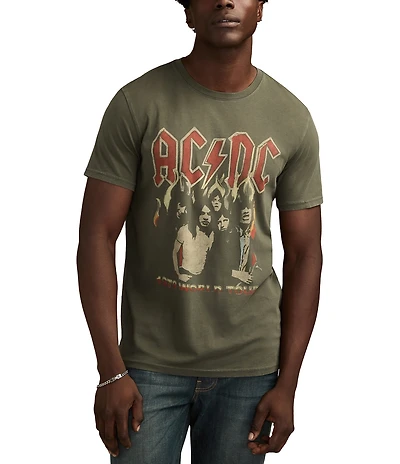 Lucky Brand ACDC Tour Short Sleeve T-Shirt