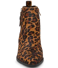 Lucky Brand Ailein Leopard Haircalf Ankle Booties