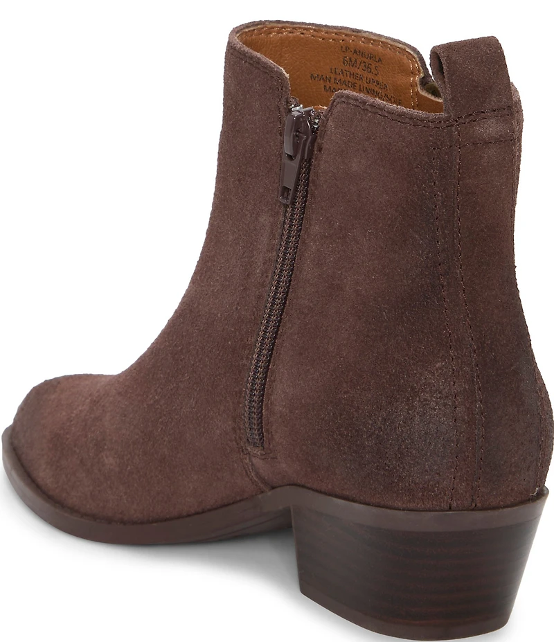 Lucky Brand Ailein Suede Ankle Booties
