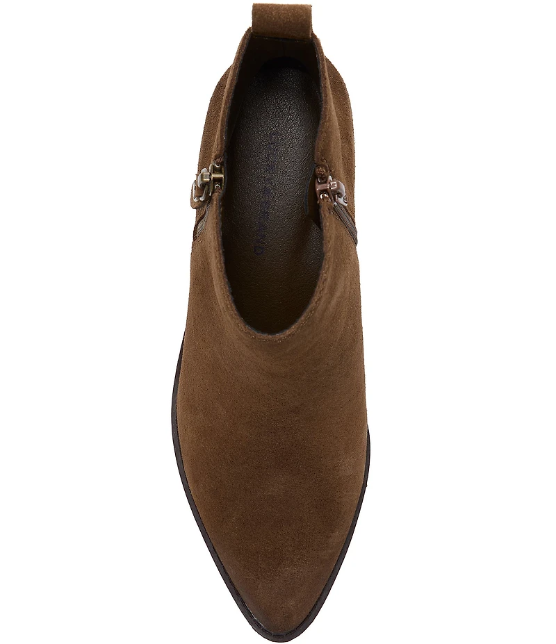 Lucky Brand Ailein Suede Ankle Booties