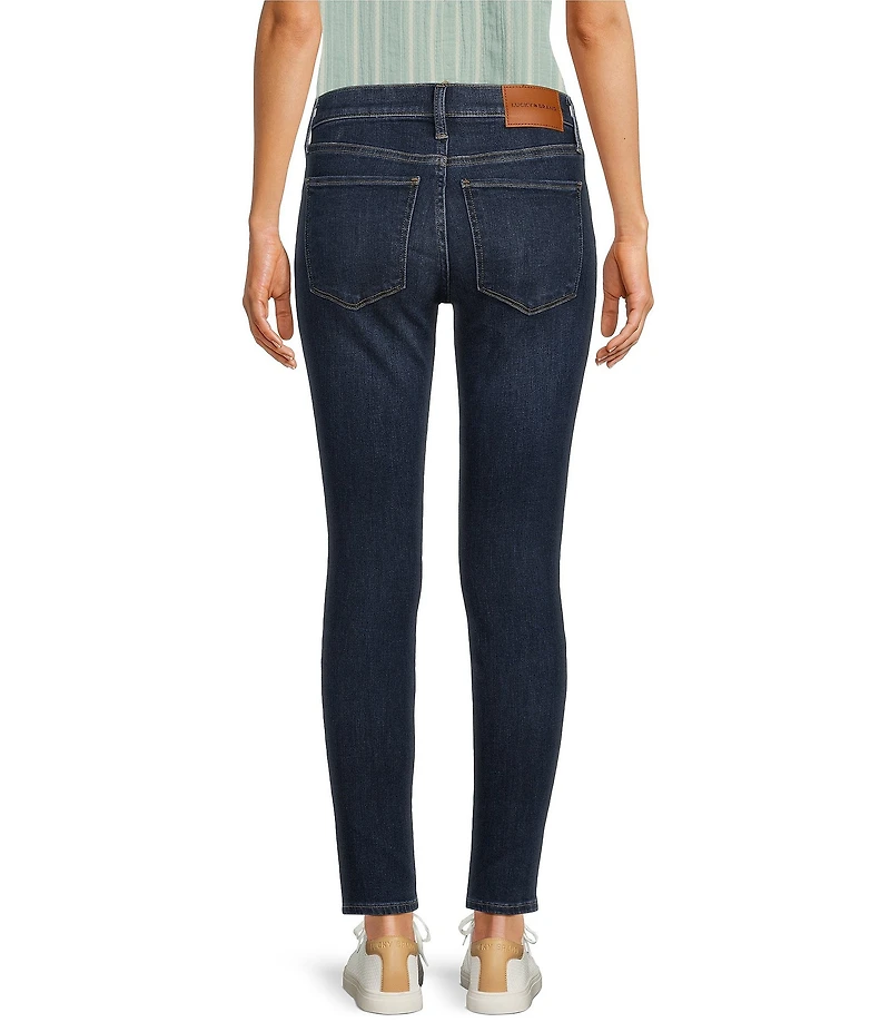 Lucky Brand Ava Straight Leg Mid Rise 5-Pocket Jeans