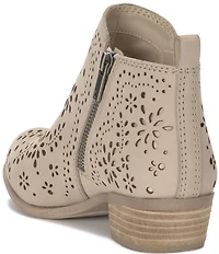 Lucky Brand Basel Perforated Block Heel Booties