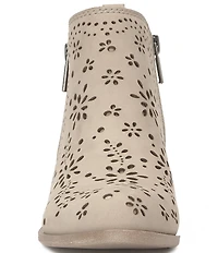 Lucky Brand Basel Perforated Block Heel Booties