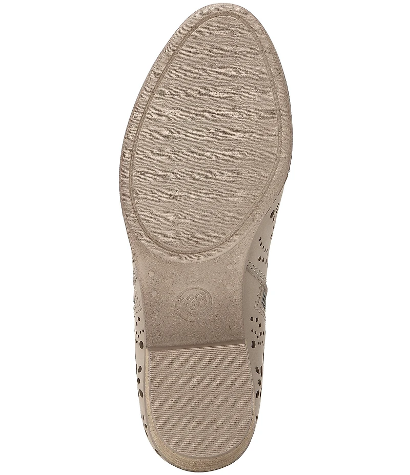 Lucky Brand Basel Perforated Block Heel Booties