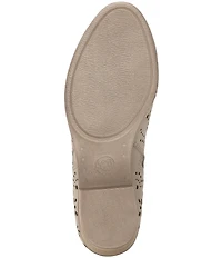 Lucky Brand Basel Perforated Block Heel Booties