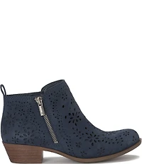 Lucky Brand Basel Perforated Block Heel Booties