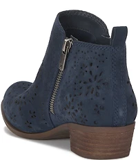 Lucky Brand Basel Perforated Block Heel Booties