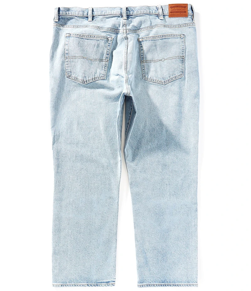 Lucky Brand Big & Tall Athletic Fit Straight Monaco Wash Stretch Denim Jeans