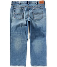 Lucky Brand Big & Tall Relaxed Fit Straight Langham Wash Stretch Denim Jeans