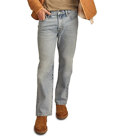 Lucky Brand Big & Tall Relaxed Fit Straight Monaco Wash Stretch Denim Jeans