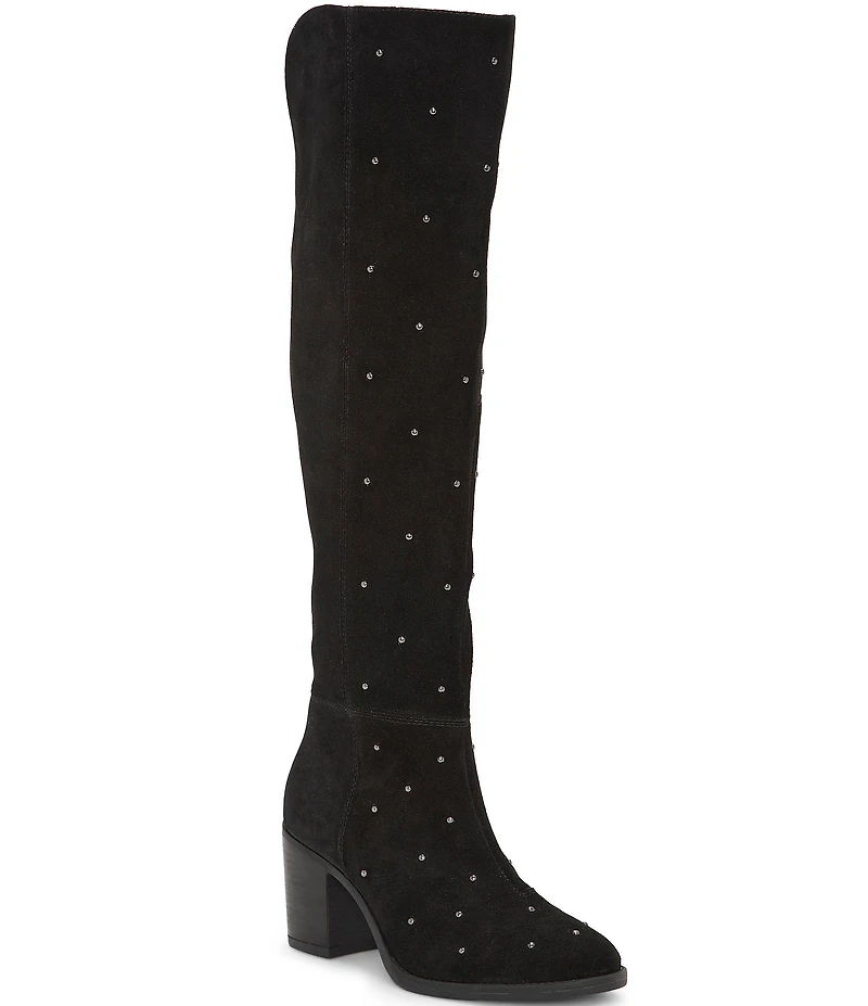 Lucky Brand Borah Studded Knee High Boots