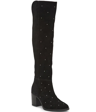 Lucky Brand Borah Studded Knee High Boots