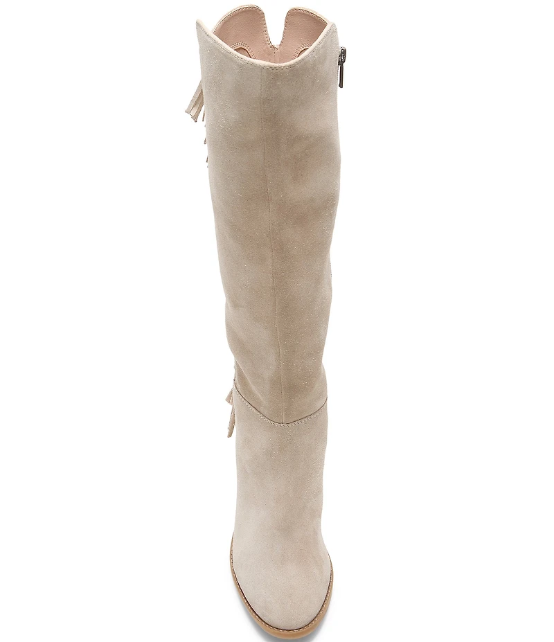 Lucky Brand Boswell Fringe Tall Boots