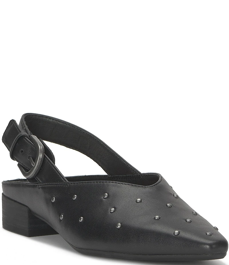 Lucky Brand Brigeet Studded Slingback Mule Pumps