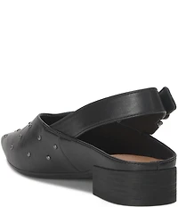 Lucky Brand Brigeet Studded Slingback Mule Pumps