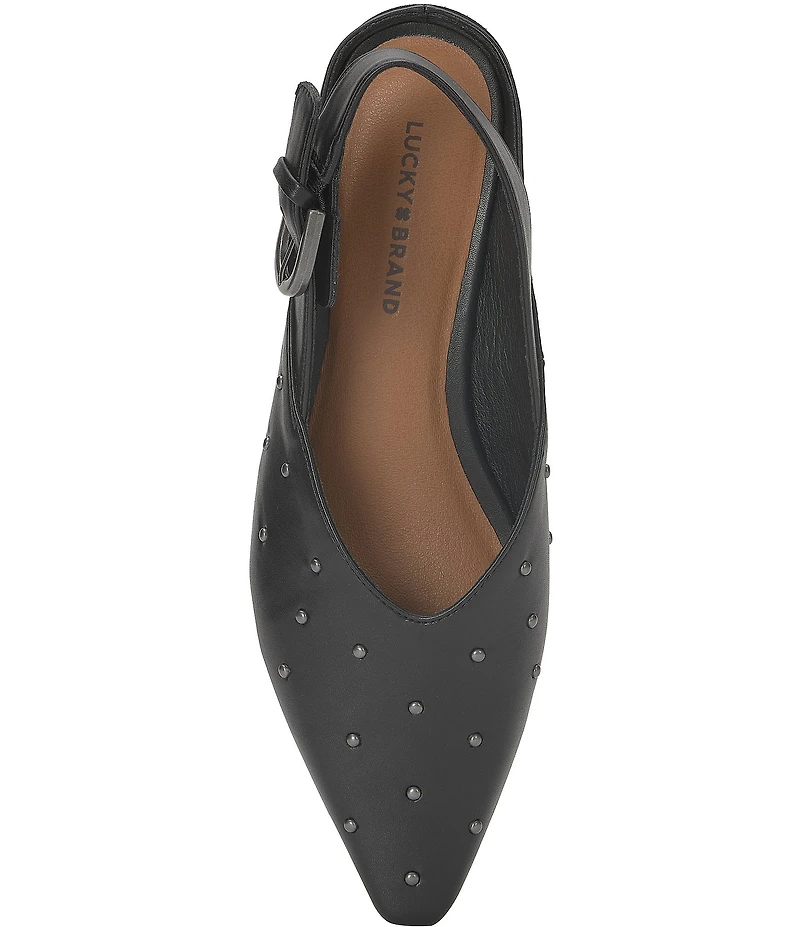 Lucky Brand Brigeet Studded Slingback Mule Pumps