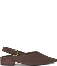 Lucky Brand Brigeet Suede Slingback Mule Pumps