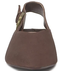 Lucky Brand Brigeet Suede Slingback Mule Pumps