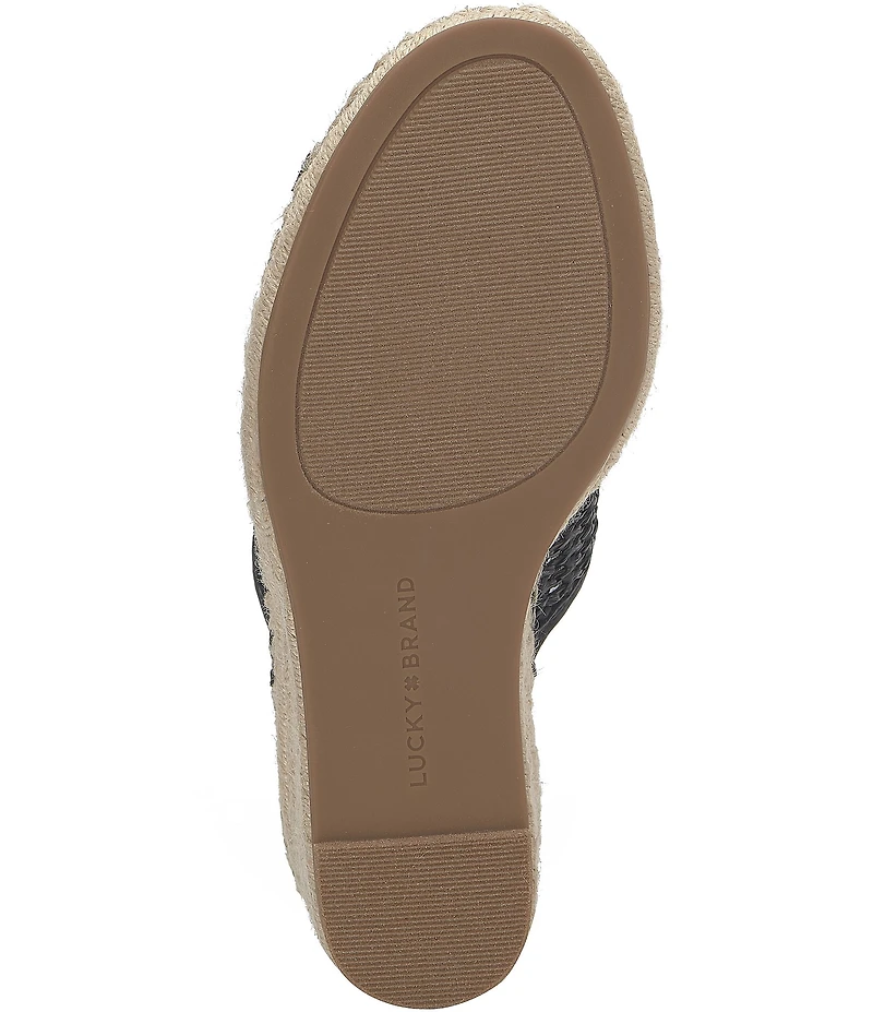 Lucky Brand Cabriah Woven Espadrille Wedge Sandals