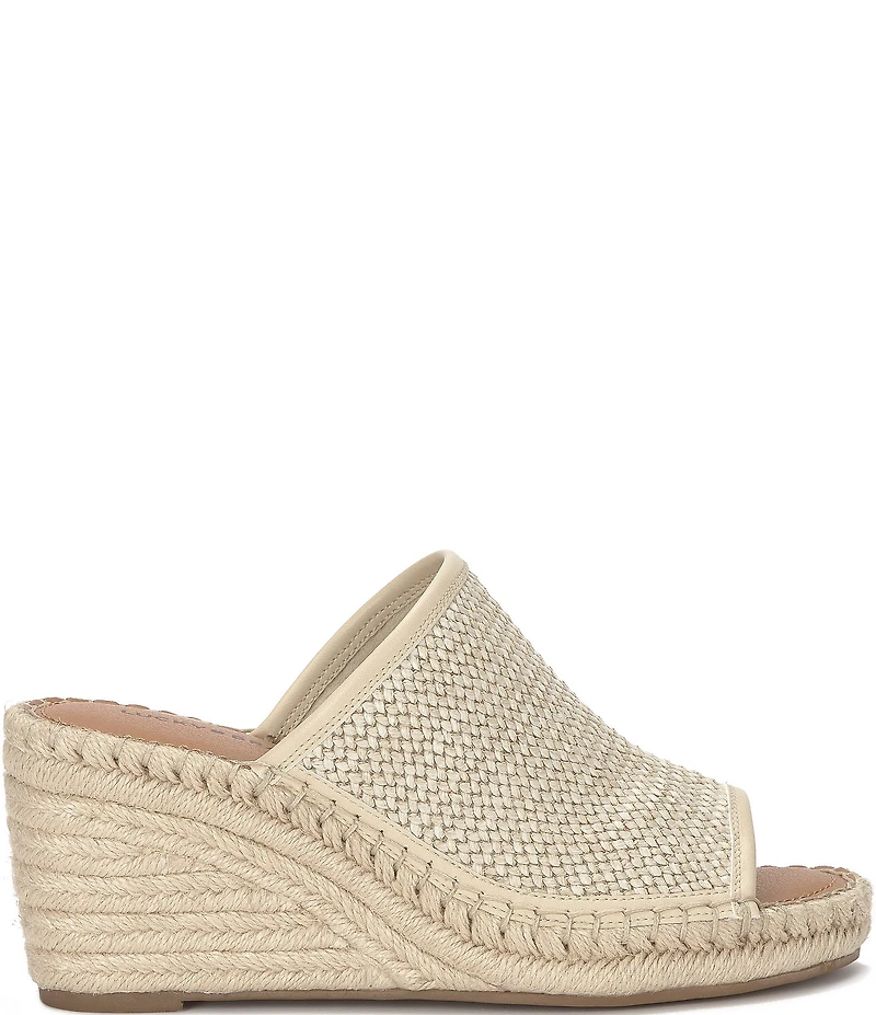 Lucky Brand Cabriah Woven Espadrille Wedge Slide Sandals