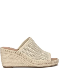 Lucky Brand Cabriah Woven Espadrille Wedge Slide Sandals