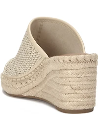 Lucky Brand Cabriah Woven Espadrille Wedge Slide Sandals