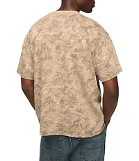 Lucky Brand Camouflage Printed Short Sleeve T-Shirt