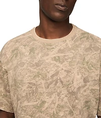 Lucky Brand Camouflage Printed Short Sleeve T-Shirt