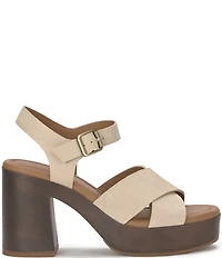 Lucky Brand Carsen Cross Strap Platform Sandals