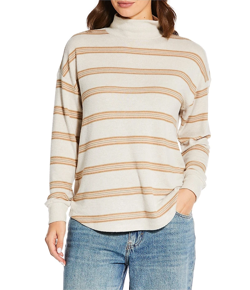 Lucky Brand Cloud Knit Turtle Neck Long Sleeve Shirt