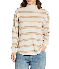 Lucky Brand Cloud Knit Turtle Neck Long Sleeve Shirt
