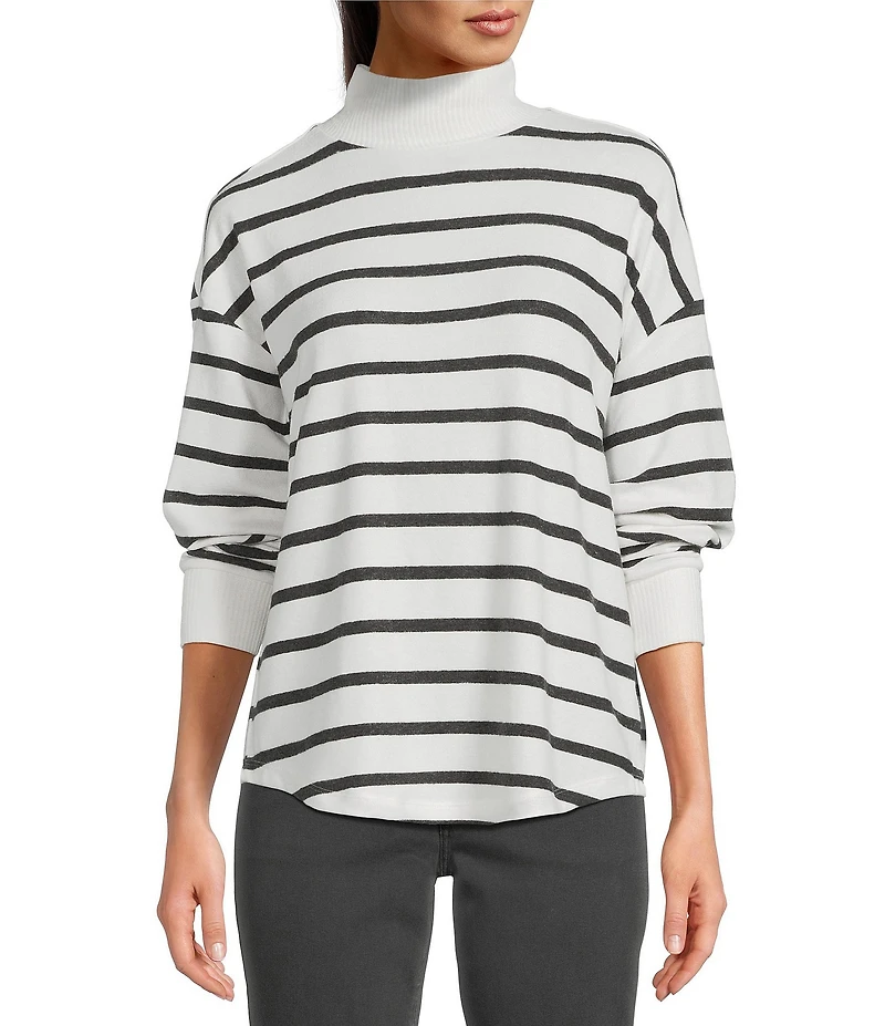 Lucky Brand Cloud Knit Turtle Neck Long Sleeve Shirt