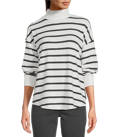 Lucky Brand Cloud Knit Turtle Neck Long Sleeve Shirt