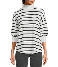 Lucky Brand Cloud Knit Turtle Neck Long Sleeve Shirt