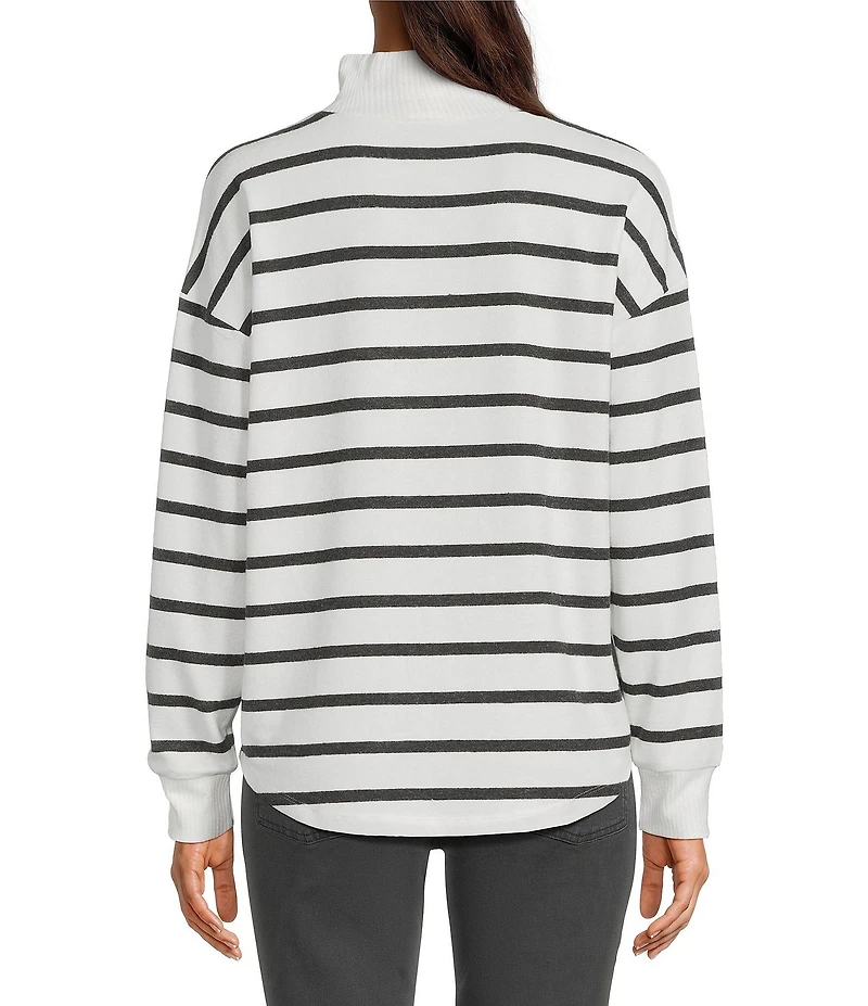 Lucky Brand Cloud Knit Turtle Neck Long Sleeve Shirt