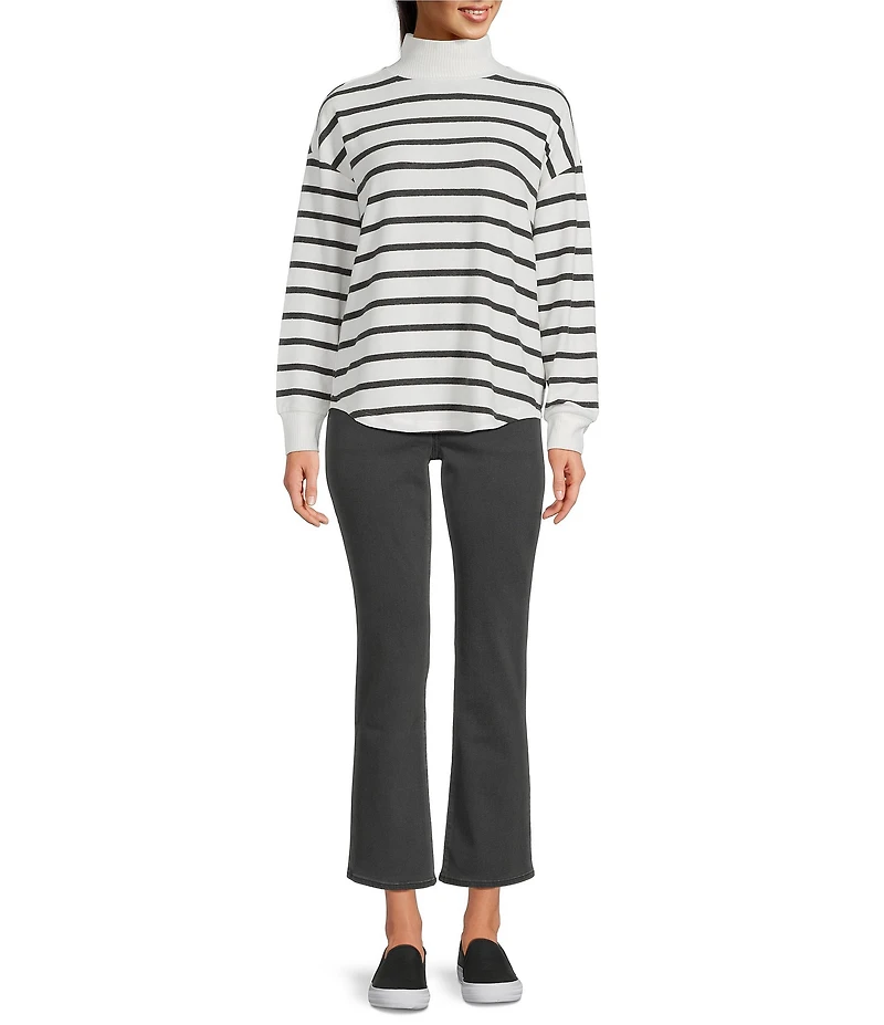 Lucky Brand Cloud Knit Turtle Neck Long Sleeve Shirt