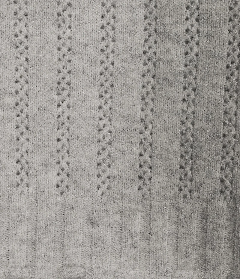 Lucky Brand Cloud Soft Baby Doll Knit Crew Neck Long Sleeve Cardigan