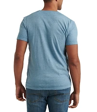 Lucky Brand Coyote Biker Burnout Short-Sleeve Graphic T-Shirt