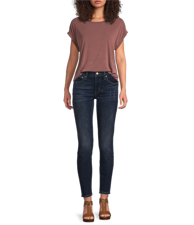 Lucky Brand Scoop Neck Short Sleeve Slouchy Round Hem T-Shirt