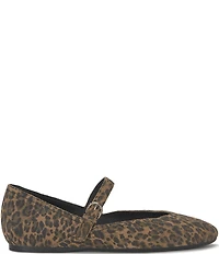 Lucky Brand Cyrena Leopard Print Mary Jane Flats