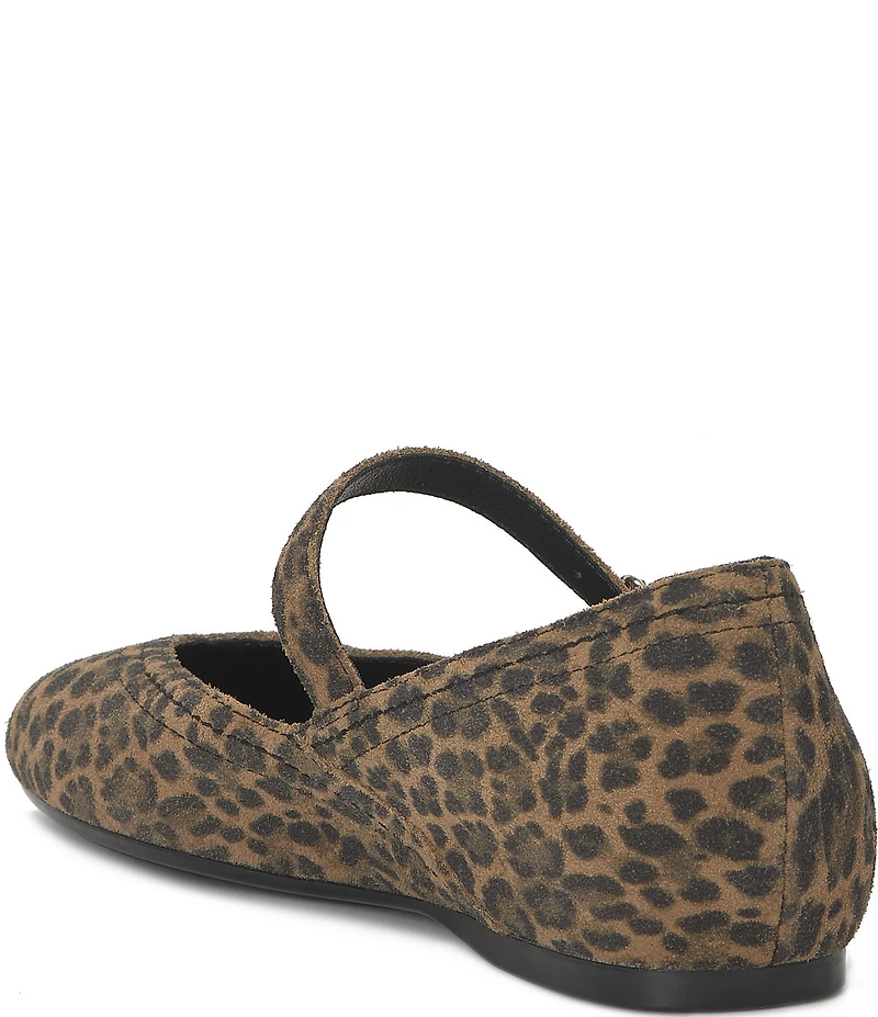 Lucky Brand Cyrena Leopard Print Mary Jane Flats