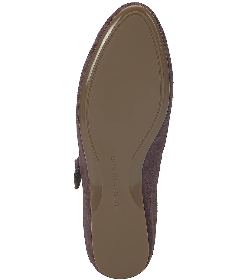 Lucky Brand Cyrena Suede Mary Jane Flats