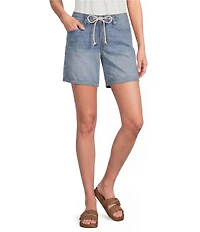 Lucky Brand Denim Baggy Tie Waist Shorts