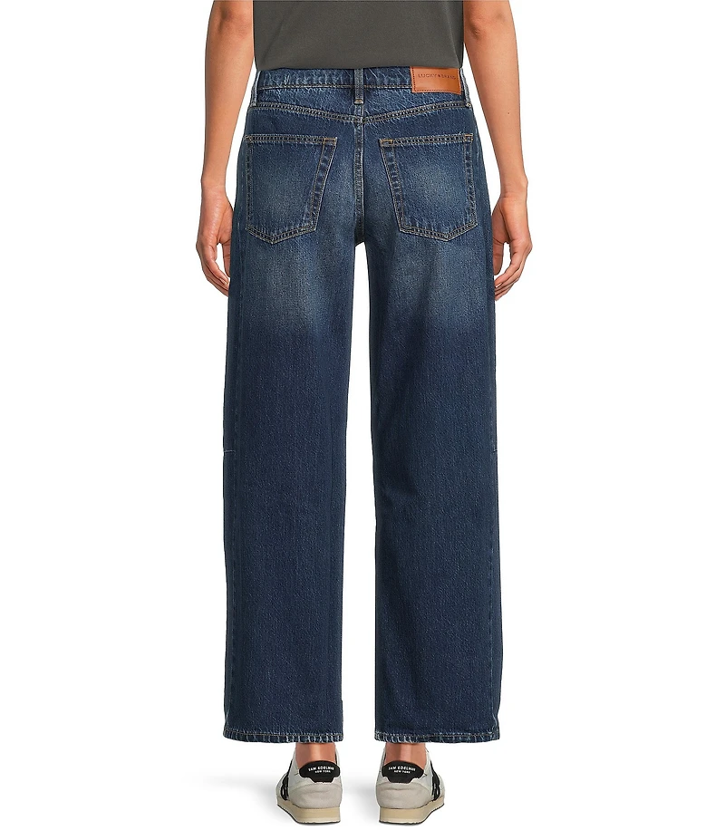 Lucky Brand Denim Barrel Leg Cropped Jeans