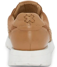 Lucky Brand Deva Woven Leather Lace Up Sneakers