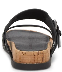 Lucky Brand Dineesa Studded Leather Double Band Flat Sandals