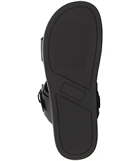 Lucky Brand Dineesa Studded Leather Double Band Flat Sandals