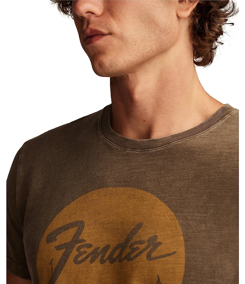 Lucky Brand Fender Smile Short Sleeve Graphic T-Shirt