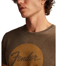 Lucky Brand Fender Smile Short Sleeve Graphic T-Shirt