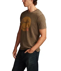 Lucky Brand Fender Smile Short Sleeve Graphic T-Shirt